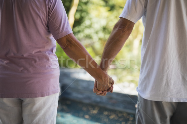 Hand in Hand stehen zusammen Mann Stock foto © wavebreak_media