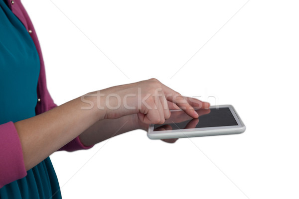 Girl using digital tablet Stock photo © wavebreak_media