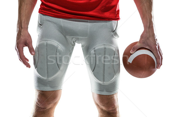 Sports player holding ball Stock photo © wavebreak_media
