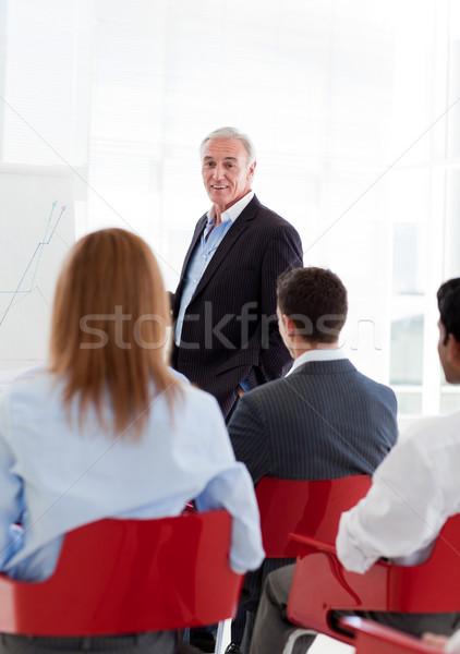 [[stock_photo]]: Groupe · gens · d'affaires · séminaire · bureau · réunion