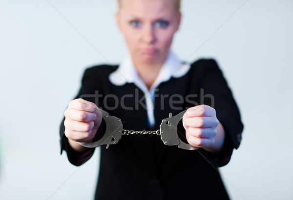 Business Woman in Handcuffs Stock photo © wavebreak_media
