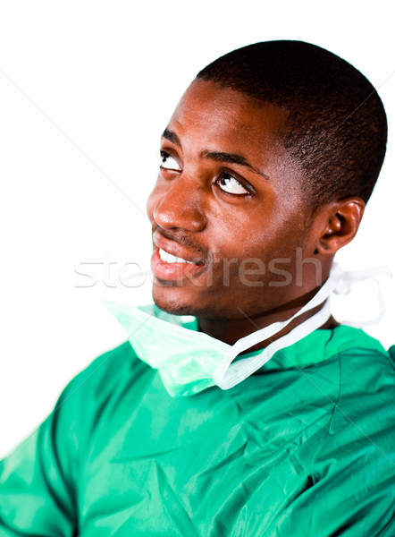Senior Surgeon in Green scrubs Stock photo © wavebreak_media