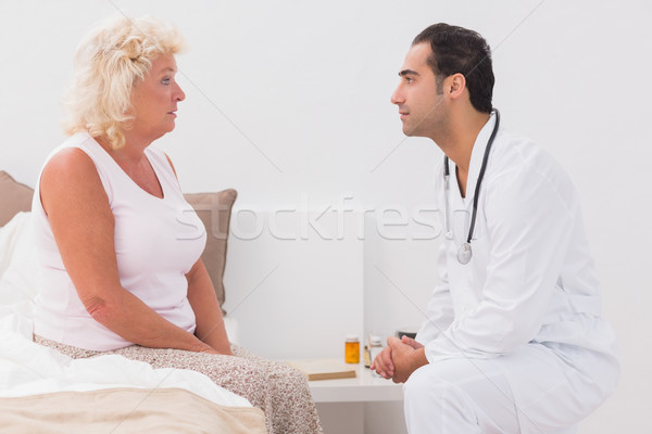 Old woman consulting a doctor Stock photo © wavebreak_media