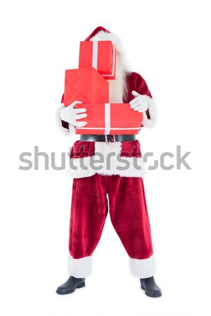 Cara presentes homem branco natal Foto stock © wavebreak_media