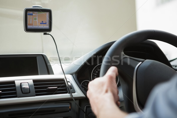 Screen of satellite navigation system Stock photo © wavebreak_media