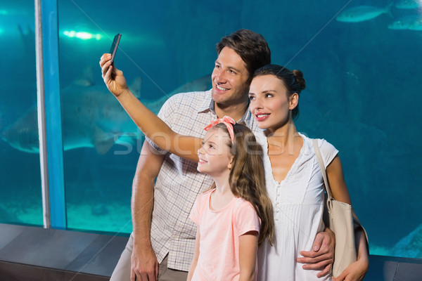 Happy family taking a selfie Stock photo © wavebreak_media