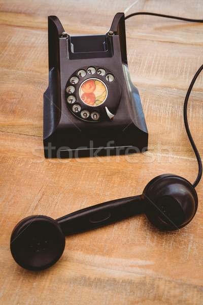 мнение старые телефон древесины столе служба Сток-фото © wavebreak_media