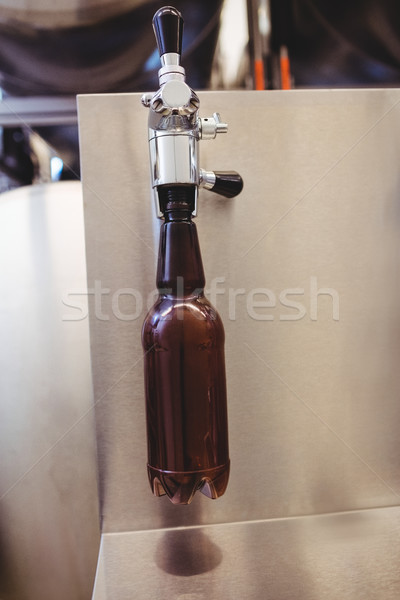 [[stock_photo]]: Usine · brasserie · bouteille · technologie · métal