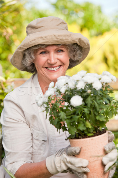 Smiling woman in her garden  Stock photo © wavebreak_media