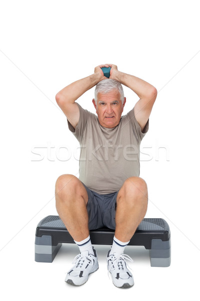 Full length portrait of a senior man exercising Stock photo © wavebreak_media