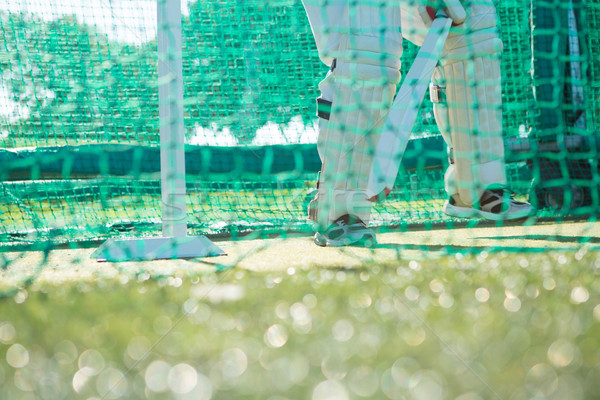 Low section of man playing cricket Stock photo © wavebreak_media