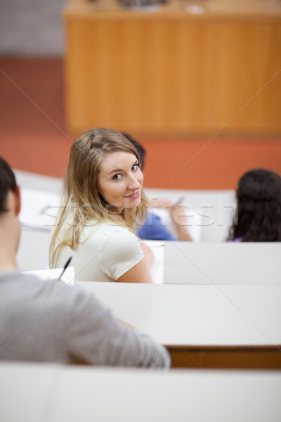 Portrait of a student being distracted in an amphitheater Stock photo © wavebreak_media