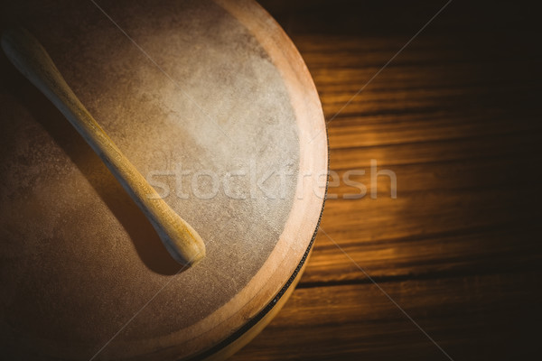 Tradycyjny irlandzki Stick drewniany stół muzyki tabeli Zdjęcia stock © wavebreak_media