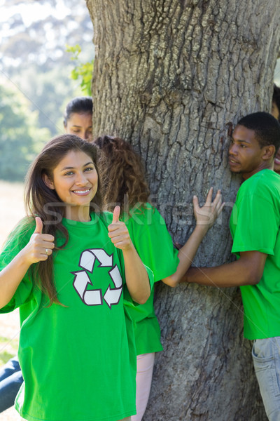 Environmentalists in park Stock photo © wavebreak_media