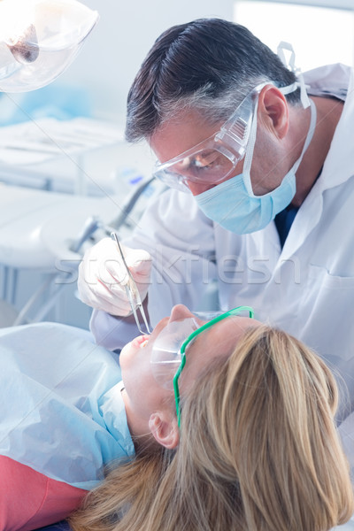 ストックフォト: 歯科 · 外科手術用マスク · 手袋 · ツール · 歯科