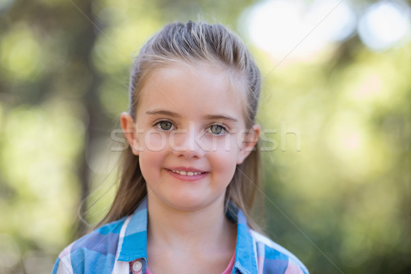 Portret glimlachend meisje meisje gelukkig Stockfoto © wavebreak_media