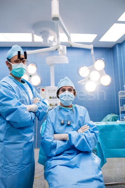 Stockfoto: Portret · chirurgen · operatie · kamer · ziekenhuis · vrouw