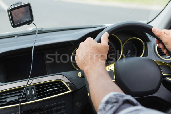 Man using satellite navigation system  Stock photo © wavebreak_media