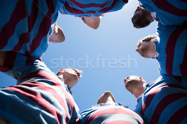 Rugby players standing against clear sky Stock photo © wavebreak_media