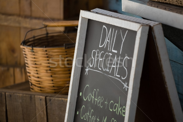 Text on blackboard Stock photo © wavebreak_media