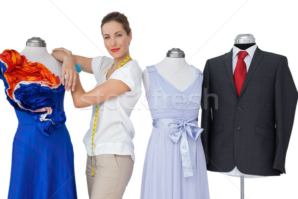 Portrait of a female fashion designer and mannequins Stock photo © wavebreak_media