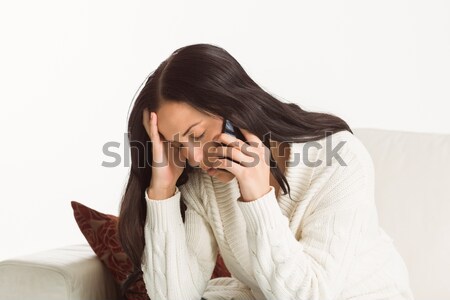 Woman suffering from a migrane Stock photo © wavebreak_media