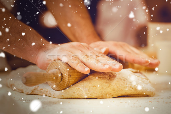 Imagen nieve Baker cocina restaurante Foto stock © wavebreak_media