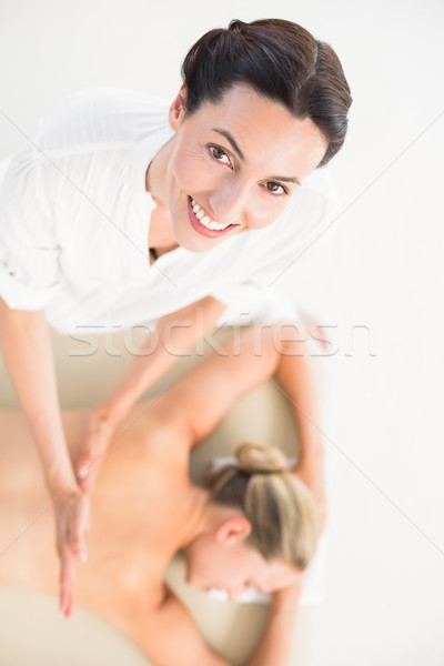 [[stock_photo]]: Paisible · massage · beauté · thérapeute