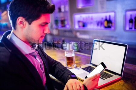 Stockfoto: Jonge · mannelijke · discotheek · muziekfestival · muziek