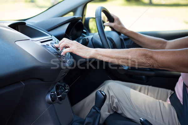 Senior woman driving a car Stock photo © wavebreak_media