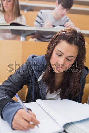 Bored student during a lecture looking at the camera Stock photo © wavebreak_media