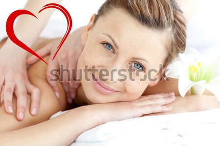 érzéki fiatal nő topless fehér kezek test Stock fotó © wavebreak_media
