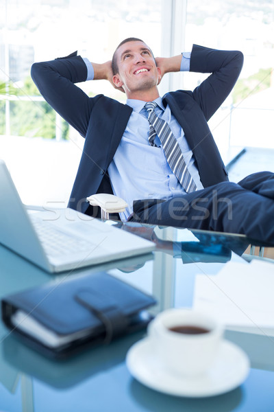 Businessman relaxing in a swivel chair  Stock photo © wavebreak_media