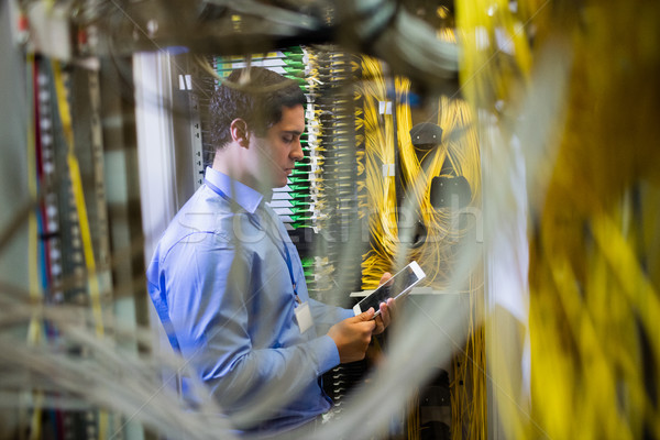 Technician using digital tablet Stock photo © wavebreak_media