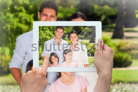 Collage of young women in a park Stock photo © wavebreak_media