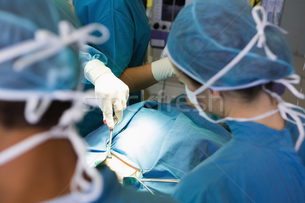 Operasyon mide adam hastane kadın erkek Stok fotoğraf © wavebreak_media