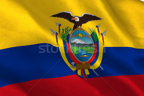 Ekwador banderą Zdjęcia stock © wavebreak_media
