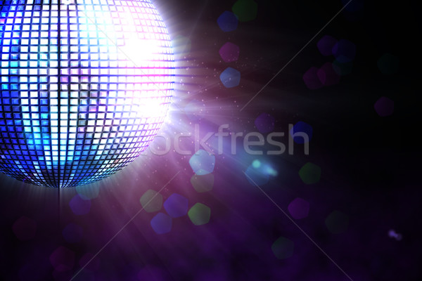 генерируется Disco Ball черный вечеринка Сток-фото © wavebreak_media