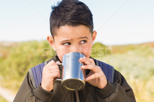 Little boy hiking in the mountains Stock photo © wavebreak_media