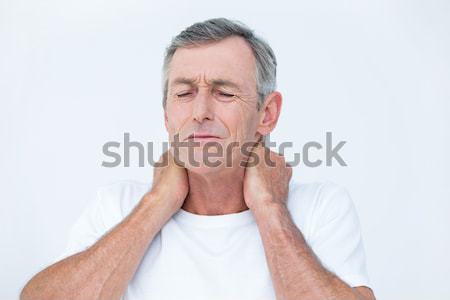 Patient with neck ache Stock photo © wavebreak_media