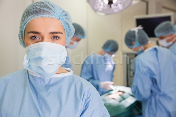 Foto stock: Médicos · estudiantes · cirugía · modelo · Universidad