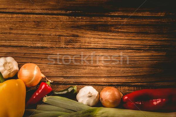 Vegetables laid out on table Stock photo © wavebreak_media