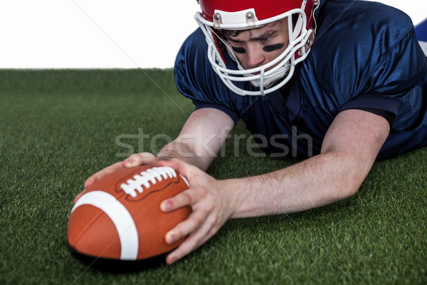 American football player scoring a touchdown Stock photo © wavebreak_media