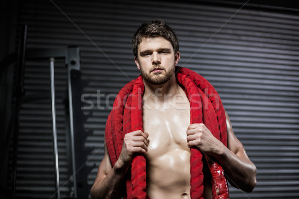 Man with rope around his neck Stock photo © wavebreak_media