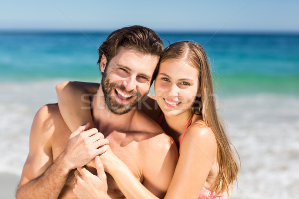 Couple plage portrait romantique autre [[stock_photo]] © wavebreak_media