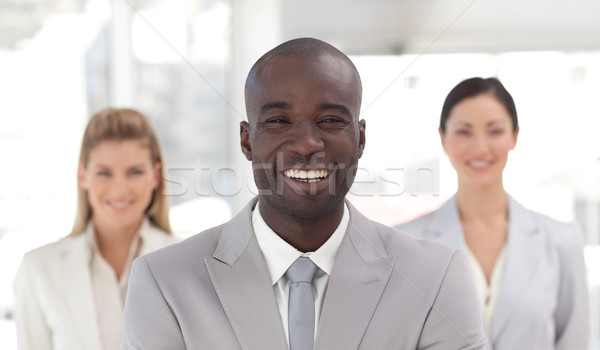 Business team tonen geest positiviteit business Stockfoto © wavebreak_media