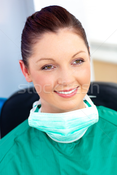 Portré női sebész visel cserjék kórház Stock fotó © wavebreak_media