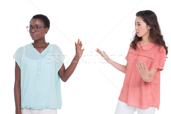 Female friends having a disagreement Stock photo © wavebreak_media