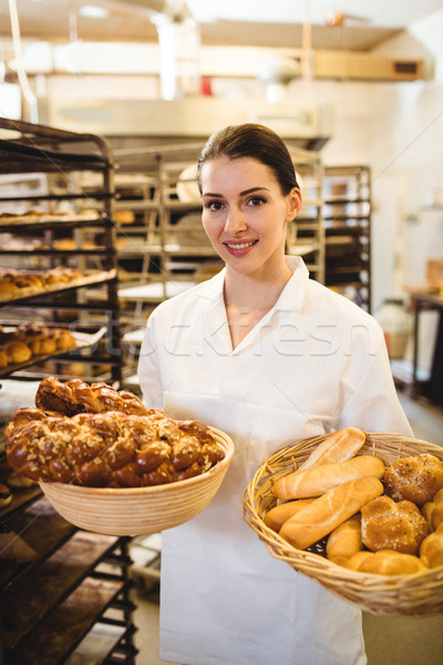 Homme Baker panier sweet [[stock_photo]] © wavebreak_media