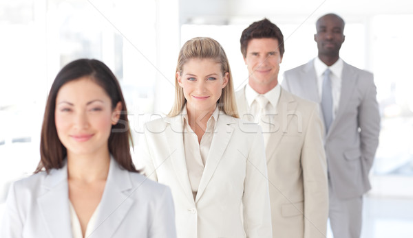 Business team showing Spirit and expressing Positivity Stock photo © wavebreak_media